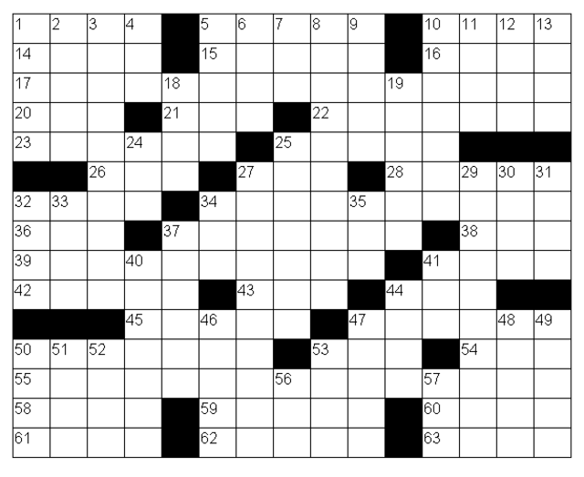 640px American crossword png