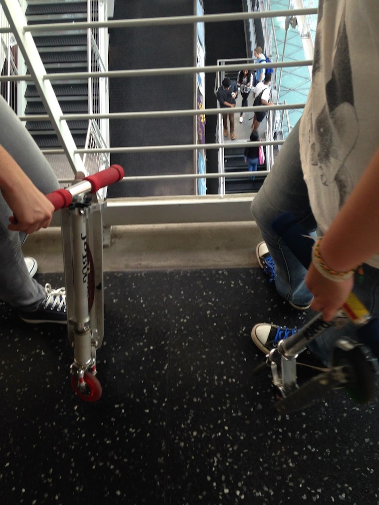 Effects Of Razor Scootering Down All 10 Ramps Of Lerner On A Tuesday – Bwog
