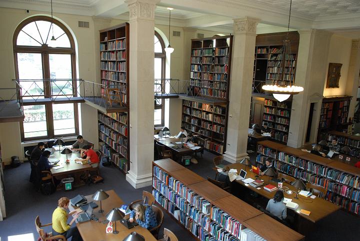 Interior of Avery library