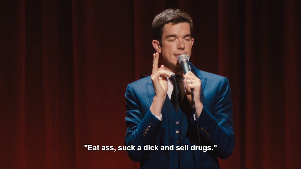 John mulaney eat ass suck a dick and sell drugs