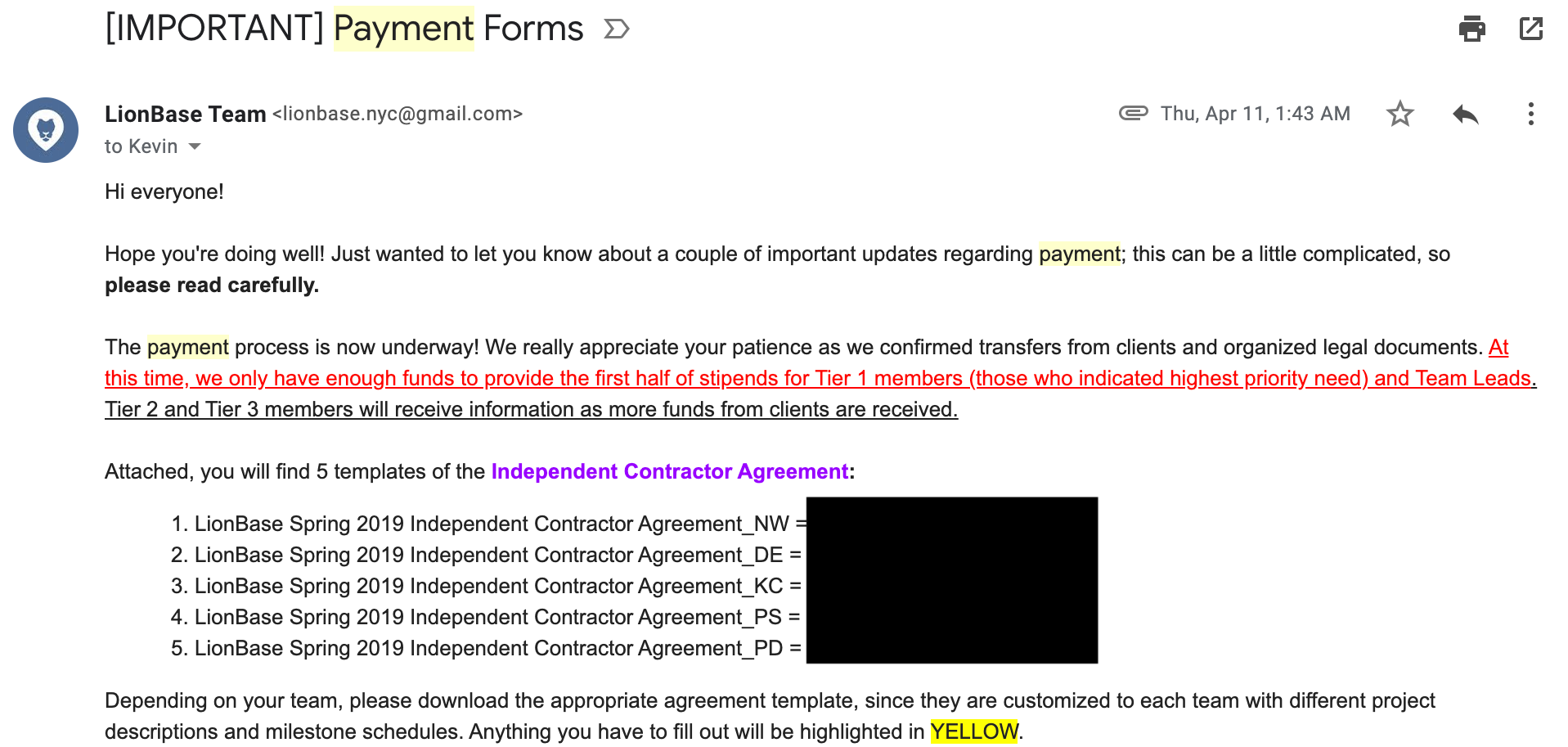 Stipend Agreement Template HQ Printable Documents