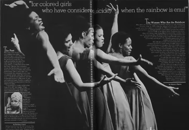 Ntozake Shange And The Power Of Black Collectivity – Bwog
