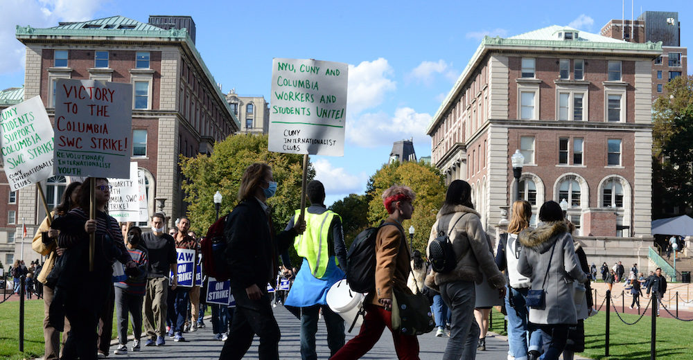 Student Workers Of Columbia Begin Strike To Secure A Satisfactory ...